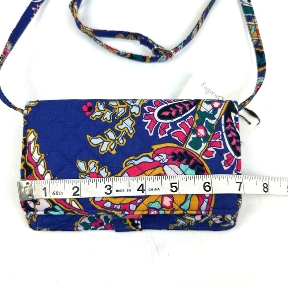 Vera Bradley All Together Crossbody Romantic Paisley Wallet Handbag RFID New - Picture 8 of 10
